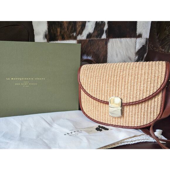 Sezane Handbags - Sézane Claude bag in Woven Straw